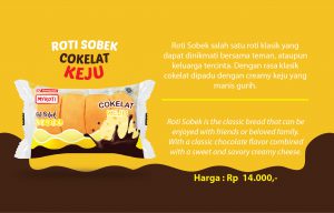 Roti Sobek Cokelat Keju